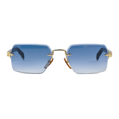 Classic Matte Grey Square Frame Premium Fashion Sunglasses Hover Image