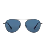 Classic Matte Grey Square Frame Premium Fashion Sunglasses